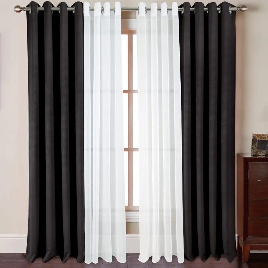 Cortinas Blackout con Velo